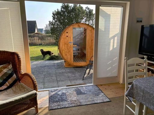 Blick aus dem Wohn- und Esszimmer